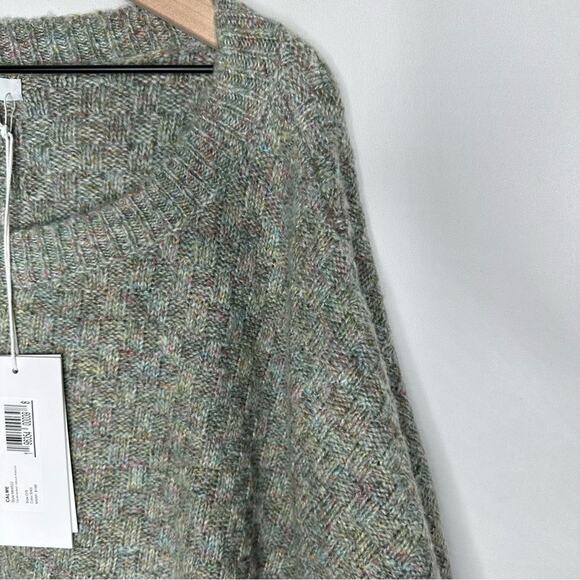 JOHNNY WAS Calme Sage Basket Weave Poncho NWT in One Size - Picture 6 of 9